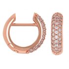Alini - Hoops Rose Gold Pave