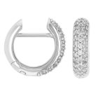 Alini - Hoops Silver Pave